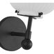 Alora Mood Cherise 1 Light 6.75 inch Matte Black Bath Vanity Light Wall Light