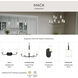 Mack 6 Light 34 inch Matte Black Chandelier Ceiling Light