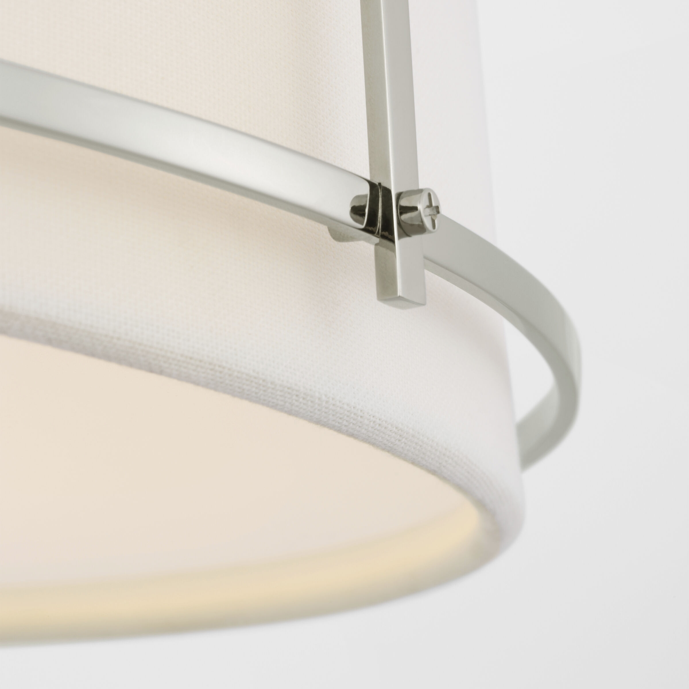 Carrier and Company Callaway LED 17.25 inch Polished Nickel Flush Mount Ceiling Light