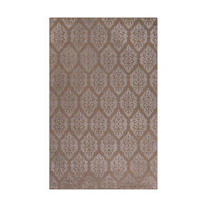 Tidal 108 X 72 inch Tan/Light Gray Rugs, Viscose and Cotton