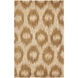 Columbia 36 X 24 inch Tan, Moss Rug