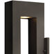 Atlantis LED 16 inch Bronze Outdoor Wall Mount Lantern, Small