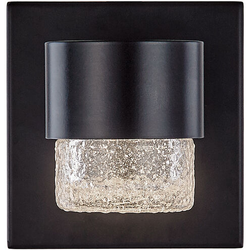 Copenhagen LED 4 inch Black Outdoor Wall Sconce
