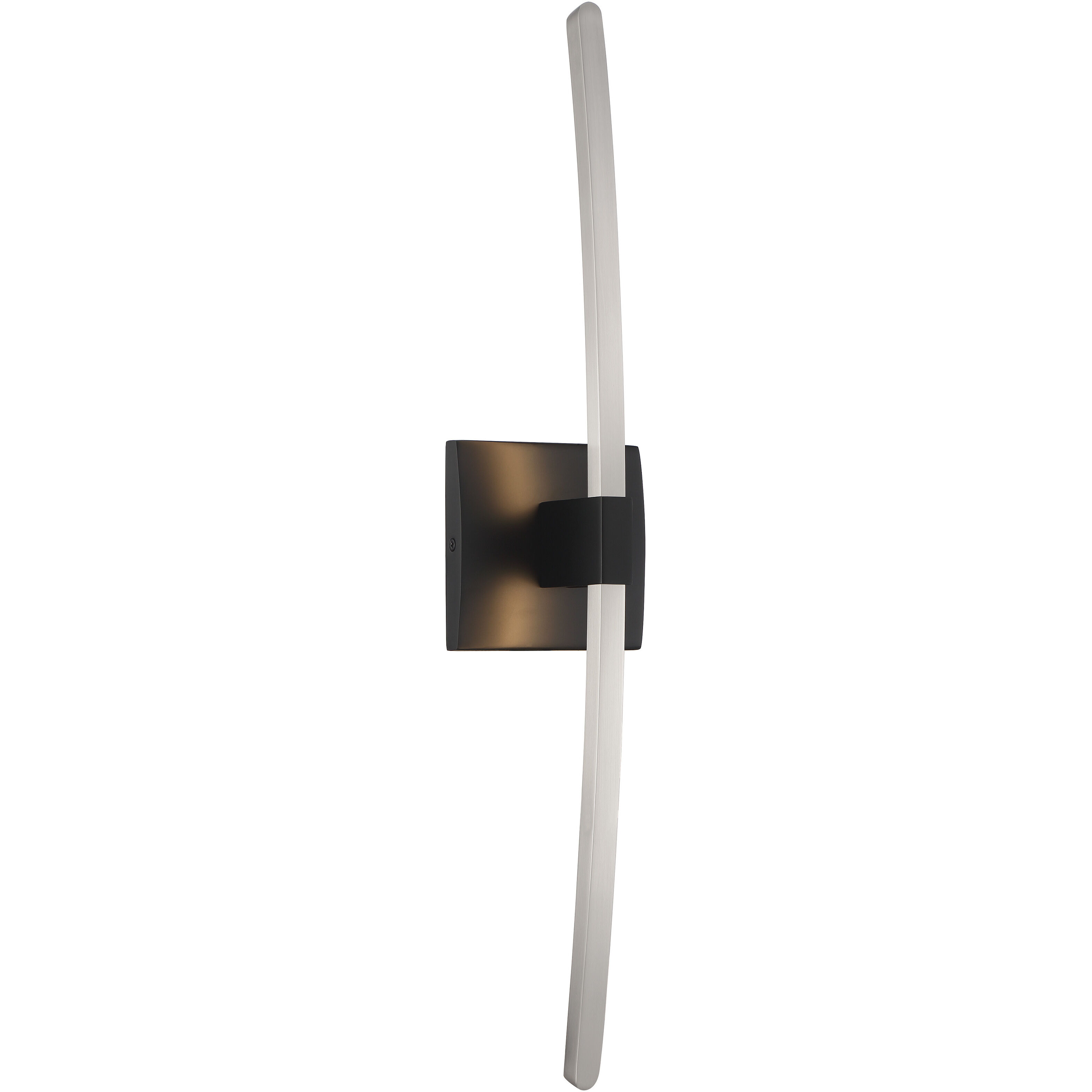 Archer LED 4.75 inch Coal With Brushed Nickel Wall Sconce Wall Light