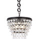 Nordic 4 Light 16 inch Black Pendant Ceiling Light
