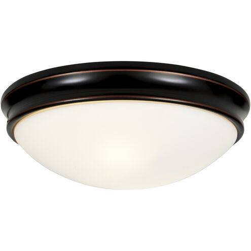 Atom LED 13 inch Oil Rubbed Bronze Flush Mount Ceiling Light