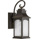 Corrina 1 Light 16 inch Oil Rubbed Bronze Outdoor Wall Lantern, Small