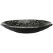 Crackled Black and White/Cream Platter