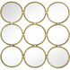 Harmony 27.2 X 27.2 inch Champagne Wall Mirror