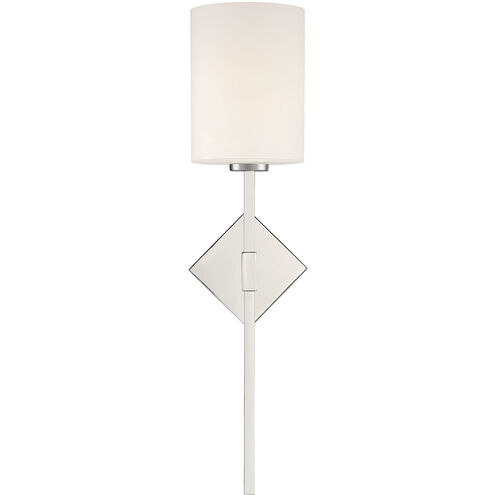 Destin 1 Light 6 inch Polished Nickel Wall Sconce Wall Light, Essentials