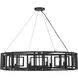 Radcliffe 8 Light 45 inch Matte Black Chandelier Ceiling Light