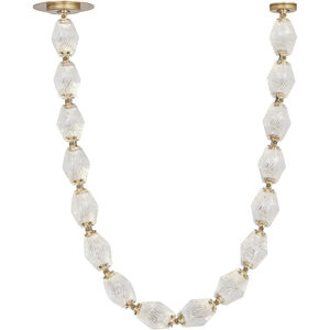 Sean Lavin Collier LED Natural Brass Pendant Ceiling Light, Integrated LED