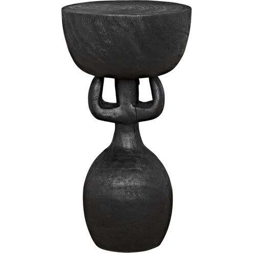 Achebe 26 X 14 inch Burnt Black Side Table