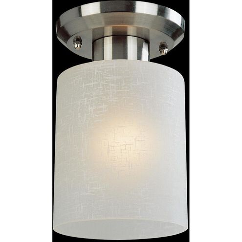 Cobalt 1 Light 5 inch Brushed Nickel Flush Mount Ceiling Light