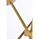 Axl 6 Light 24 inch Brass Pendant Ceiling Light