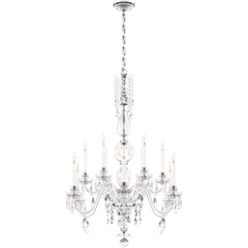 Hamilton Nouveau 12 Light 30 inch Polished Silver Chandelier Ceiling Light