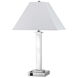 Hotel 28 inch 60 watt Brushed Steel Table Lamp Portable Light