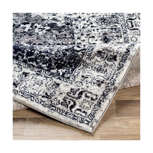 Speck 36 X 24 inch Charcoal/Navy/White/Silver Gray/Black Rugs
