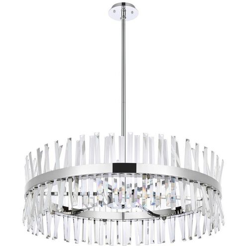 Serephina 16 Light 36 inch Chrome Chandelier Ceiling Light