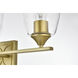 Harris 3 Light 24 inch Brass Bath Sconce Wall Light