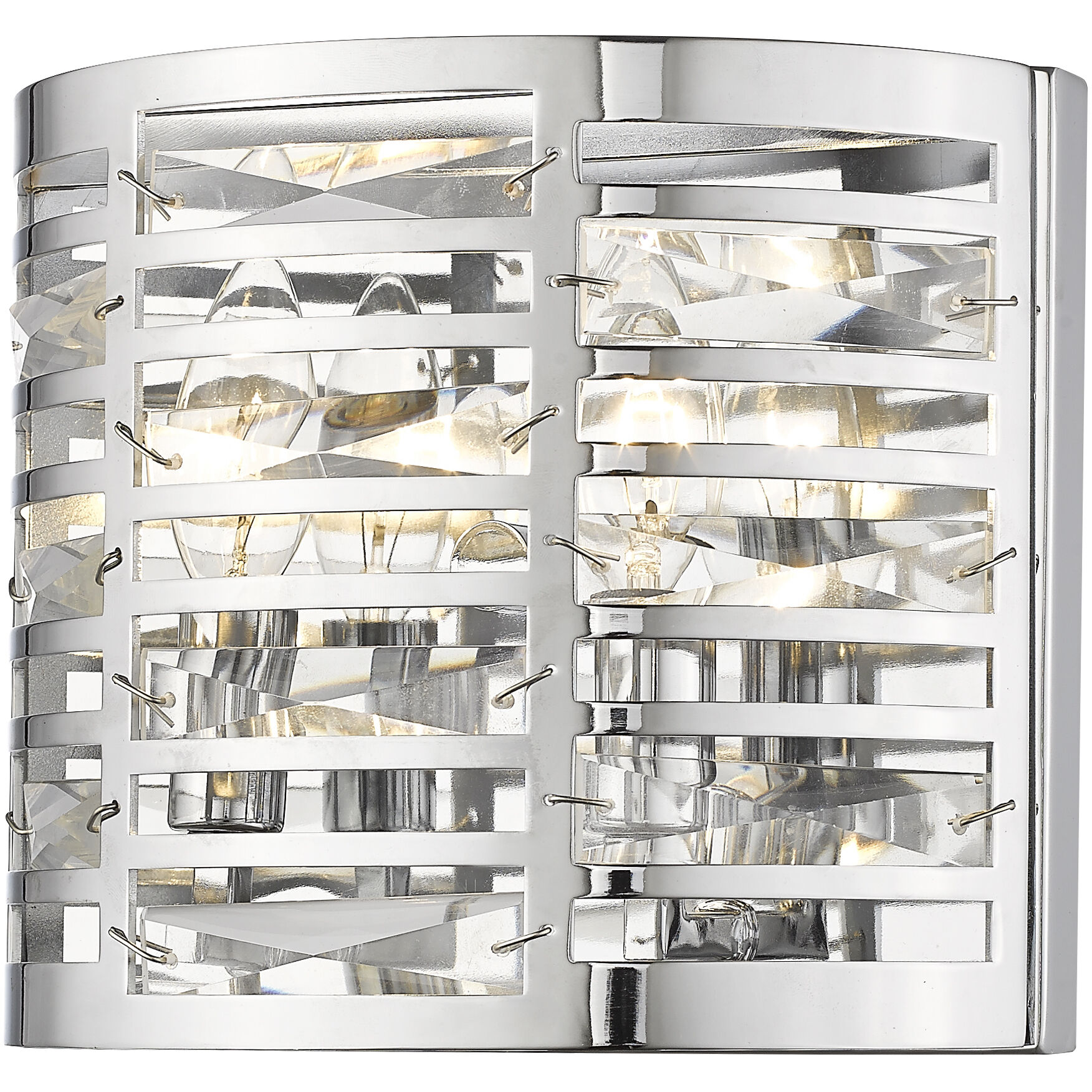 Cronise 2 Light 9.75 inch Chrome Wall Sconce Wall Light