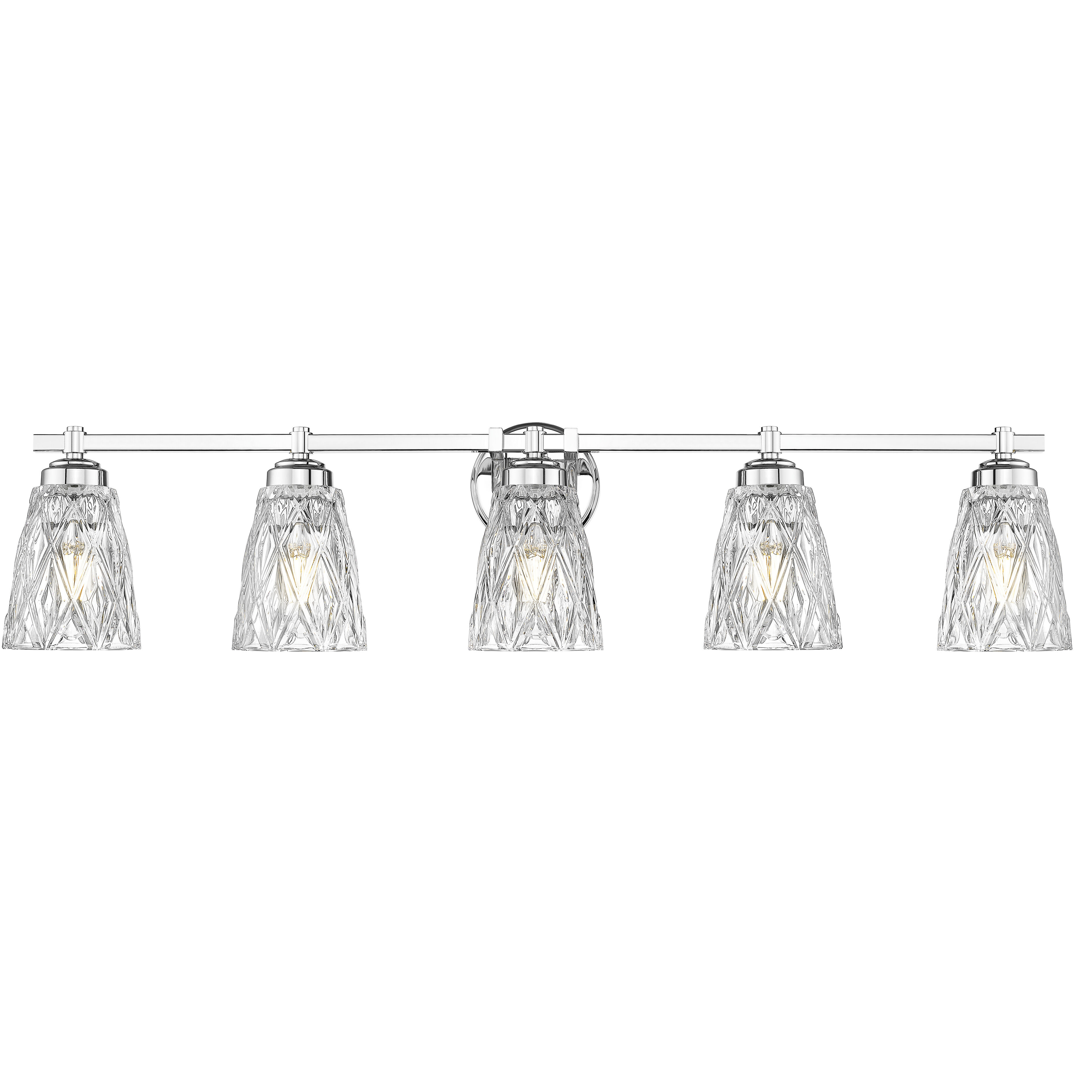 Andree Vanity Wall Light in Chrome