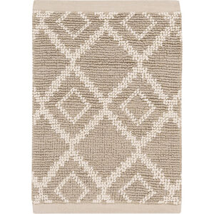 Aztec 36 X 24 inch Taupe, Ivory Rug