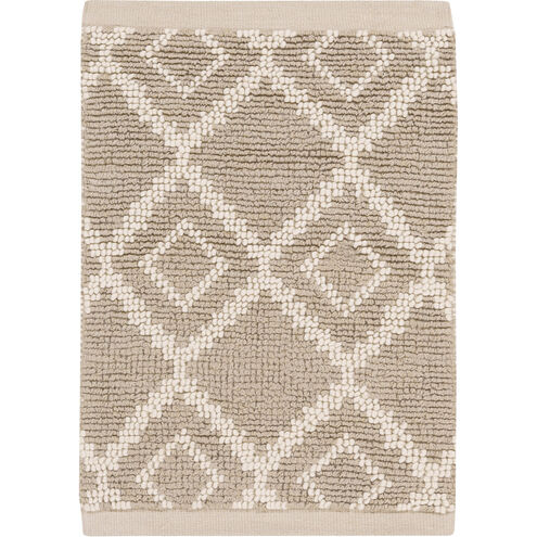 Aztec 36 X 24 inch Taupe, Ivory Rug