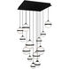 Cyllindra 13 Light 21.00 inch Chandelier