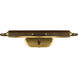 Caillier 26 watt 23.25 inch Lacquered Bronze Picture Light Wall Light
