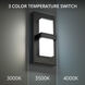 Bandeau LED 16 inch Black Outdoor Wall Light in 3500K, dweLED