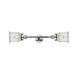 Franklin Restoration Canton LED 6 inch Polished Chrome Bath Vanity Light Wall Light in Seedy Glass, Franklin Restoration