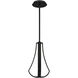 Artemis LED 8.38 inch Black Pendant Ceiling Light, dweLED