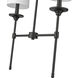 Emily 2 Light 19 inch Matte Black Linear Chandelier Ceiling Light