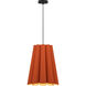 Olivia 1 Light 28.3 inch Terracotta Pendant Ceiling Light in Terracotta/Ash, WEP Collection
