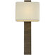 Anne-Marie Barton Fumar Tail Sconce Wall Light in Ridged Tombac