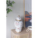 Floral 17.7 X 9.4 inch Ginger Jar