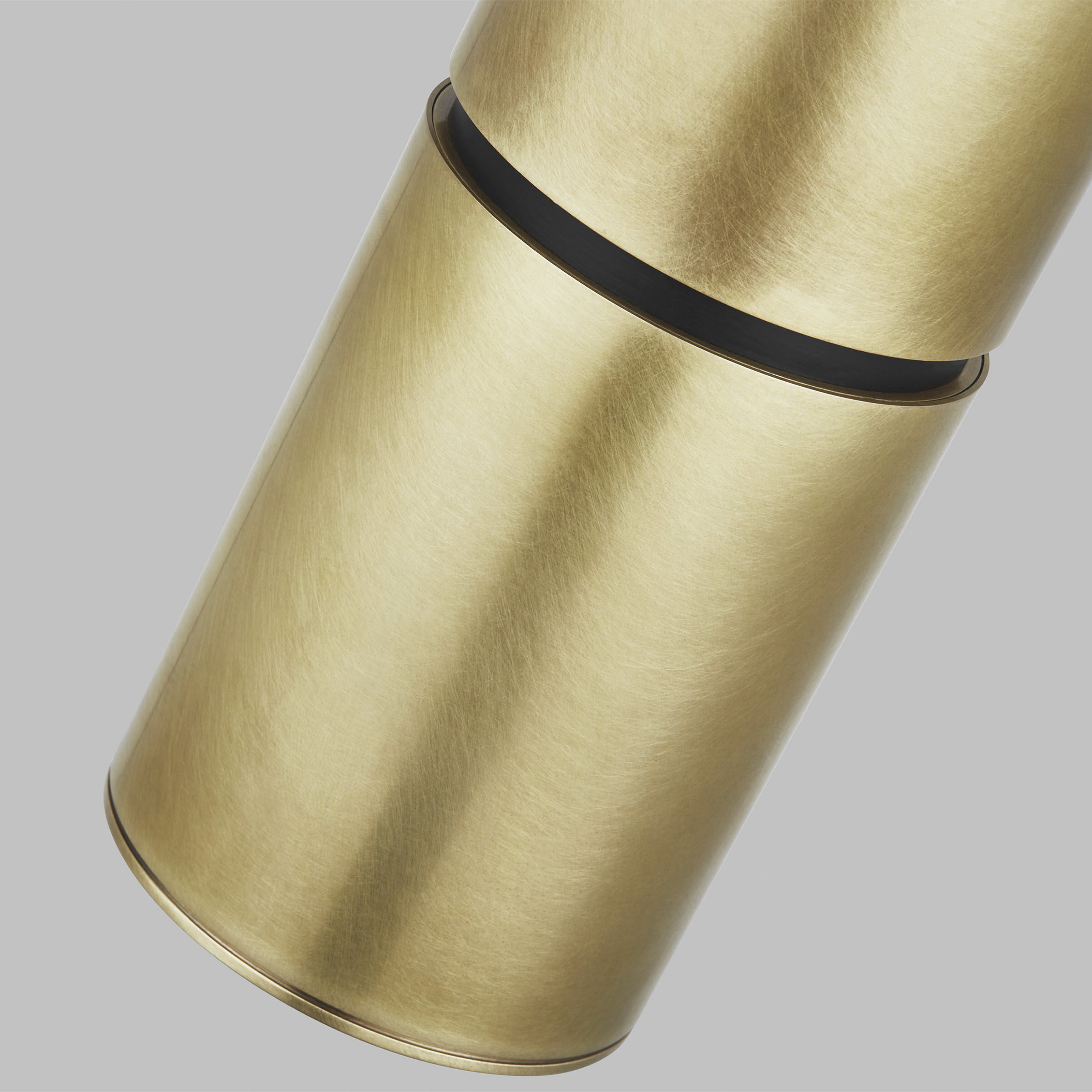 Mick De Giulio Sottile LED Natural Brass Pendant Ceiling Light, Integrated LED