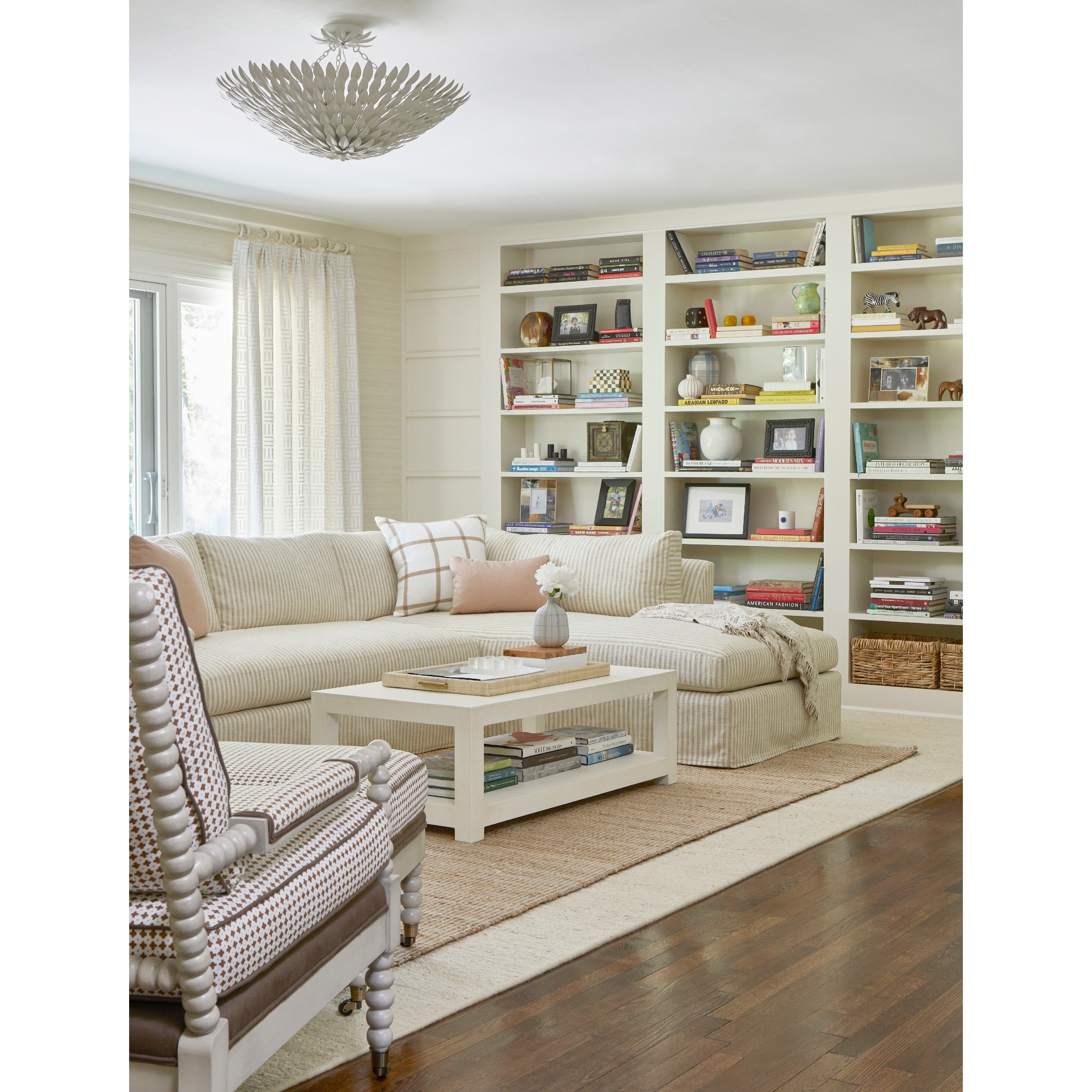 Broche 6 Light 24.5 inch Matte White Chandelier Ceiling Light