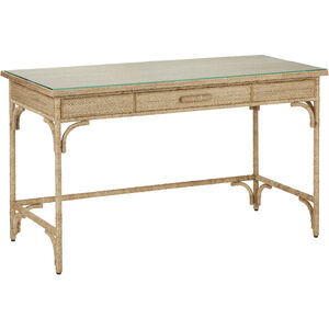 Olisa 52 inch Natural and Brown Carafe Desk