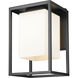 Gladwin 1 Light 10.5 inch Matte Black Exterior Wall Lantern