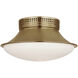 Kelly Wearstler Precision LED 8.5 inch Antique-Burnished Brass Downlight Flush Mount Ceiling Light