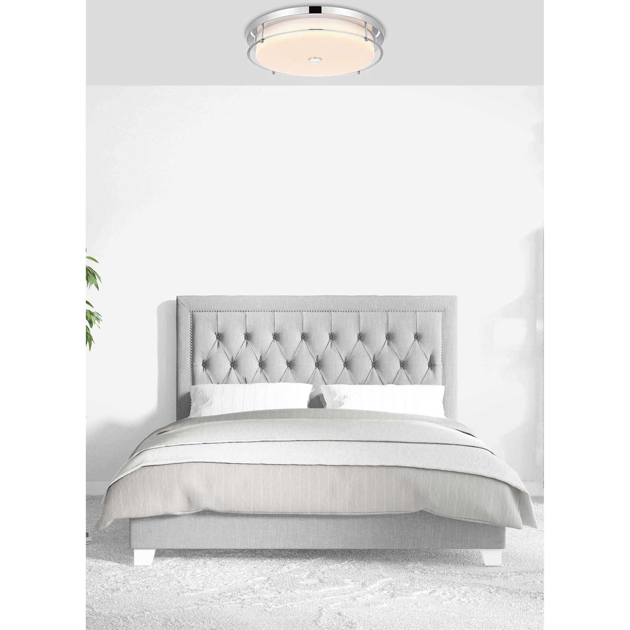 Kolson 1 Light 20 inch Chrome Flush Mount Ceiling Light