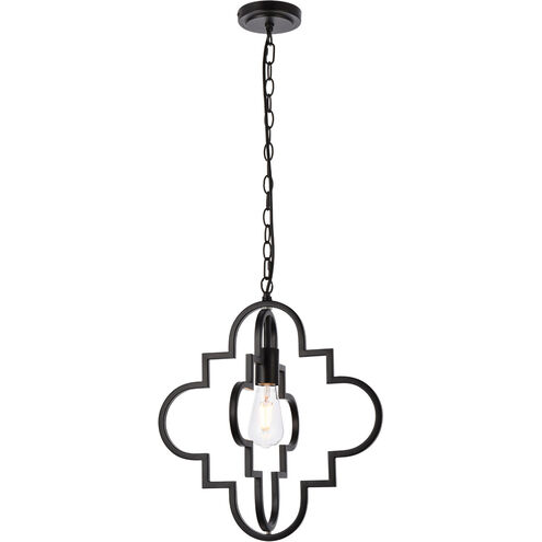 Sandara 1 Light 15 inch Black Pendant Ceiling Light