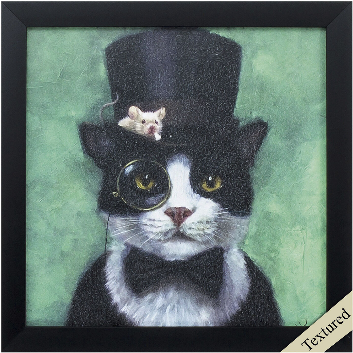 Animals 11 X 11 inch Non-Glass Framed Art, Propac