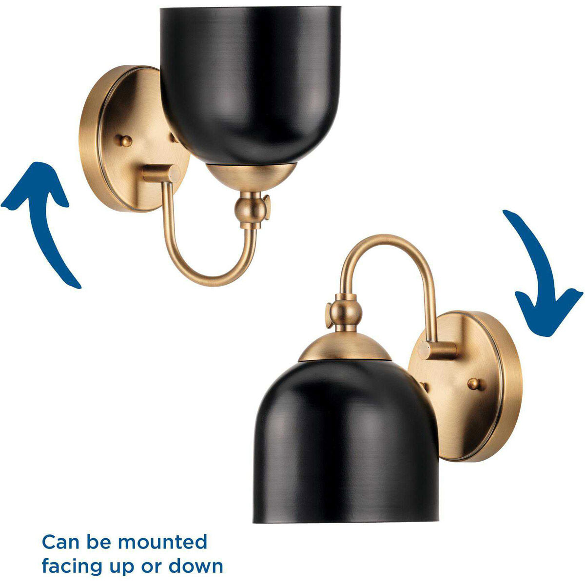 Dalton 1 Light 7 inch Vintage Brass Bath Vanity Wall Light