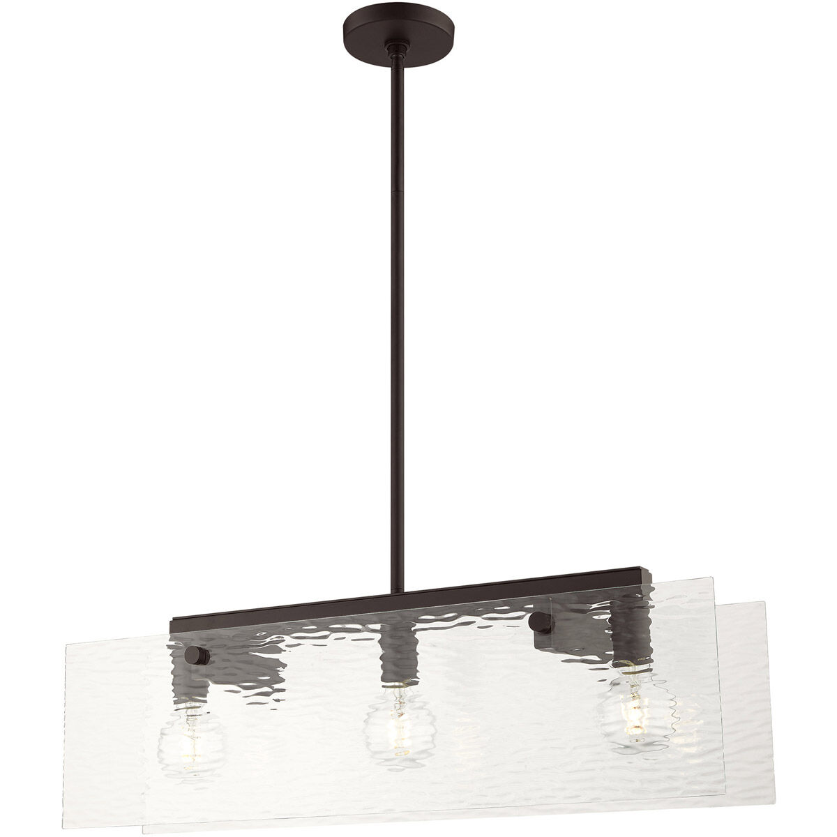 Ashcroft 3 Light 7 inch Bronze Chandelier Ceiling Light