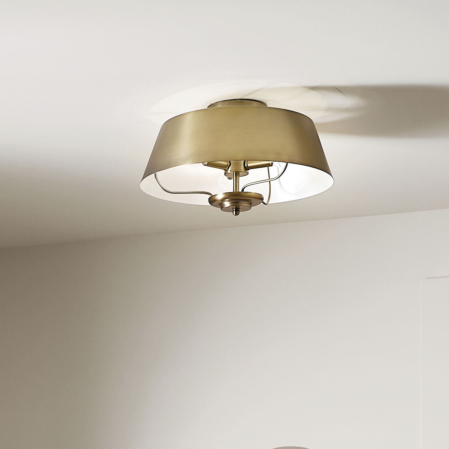 Luella 3 Light 16 inch Brushed Natural Brass Pendant Ceiling Light