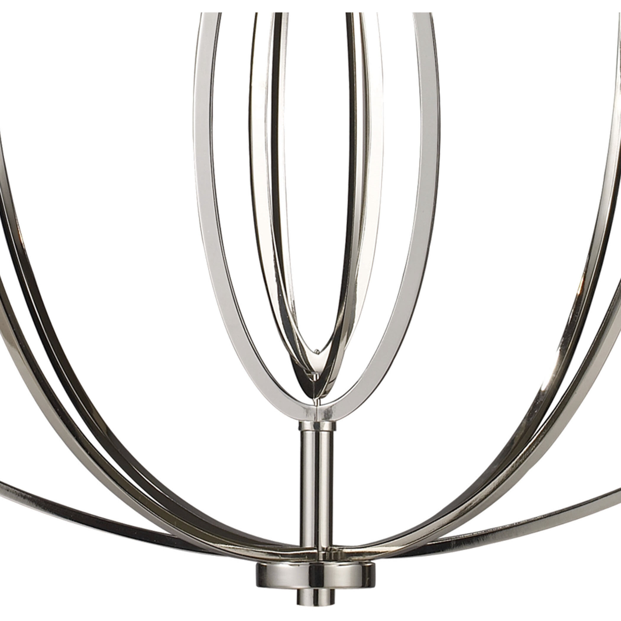 Dione 6 Light 25 inch Polished Nickel Chandelier Ceiling Light