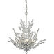 Crystique 6 Light 20 inch Polished Chrome Chandelier Ceiling Light